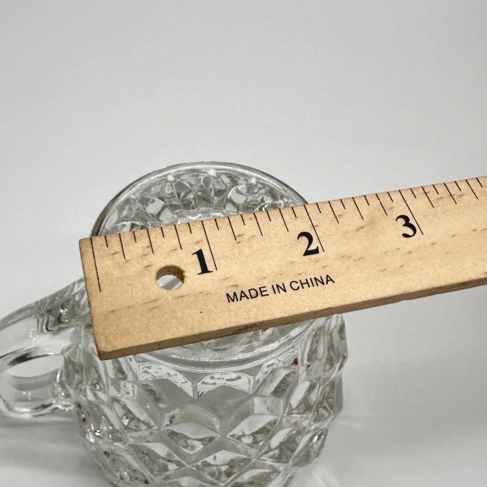 Vintage glass creamer American